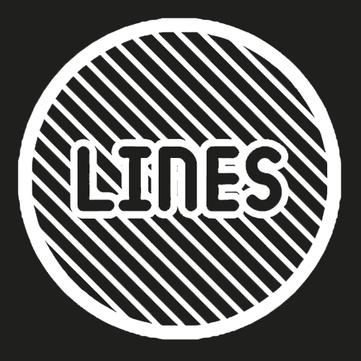 Lines Circle - White Icon Pack