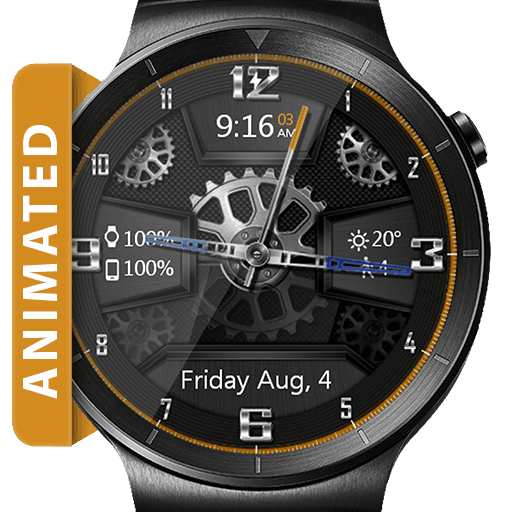 Carbon Gears HD Watch Face