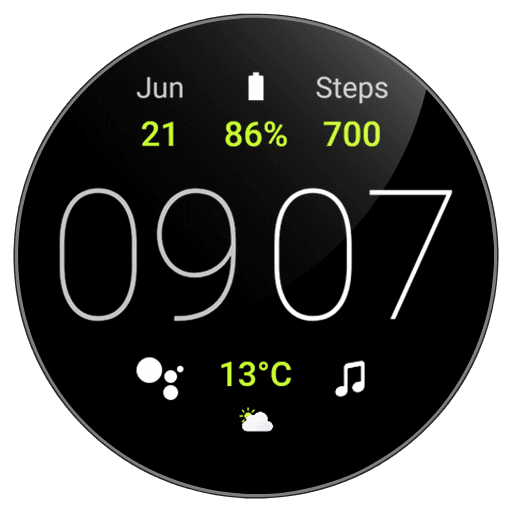 Simple Digital: Watch face