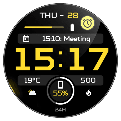 Awf TACT Q: Watch face