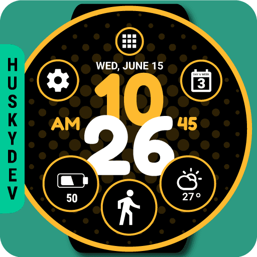 Color Watch Face (by HuskyDEV)