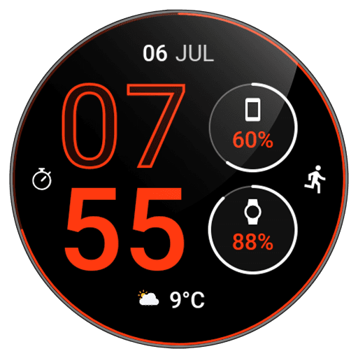 Awf Edge: Watch face