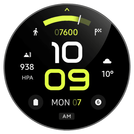 Awf Mohawk: Watch face