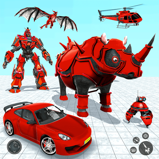 Rhino Robot - Robot Car Games