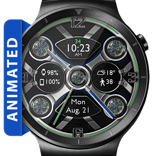 Electro Plasma HD Watch Face