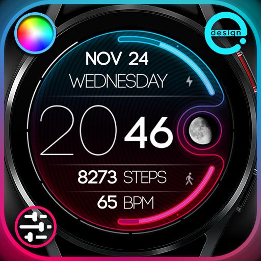 NEON Lunar - watch face