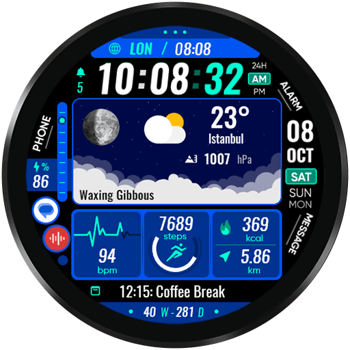 Information Tiles - Watch Face