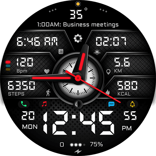 A450 Modern Watch Face YOSASH