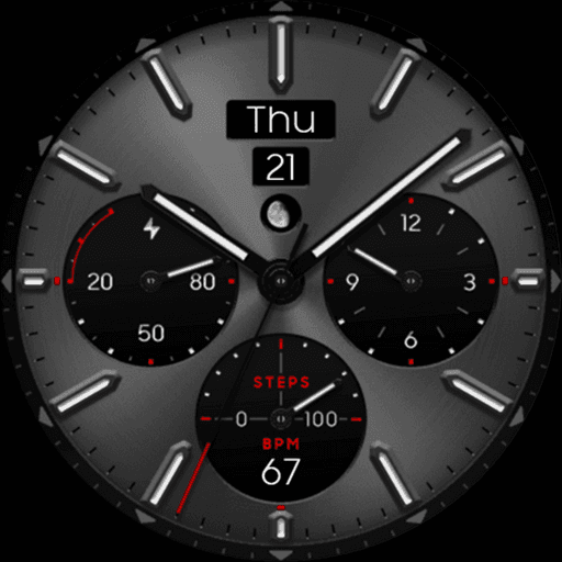 OBSIDIAN Titanium - watch face