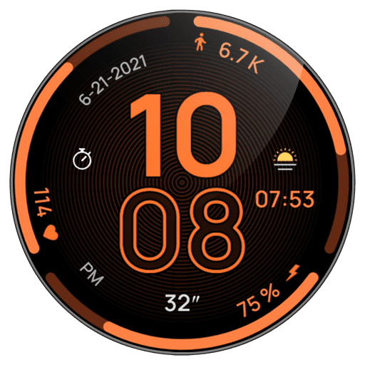 Awf Fit TWO: Watch face