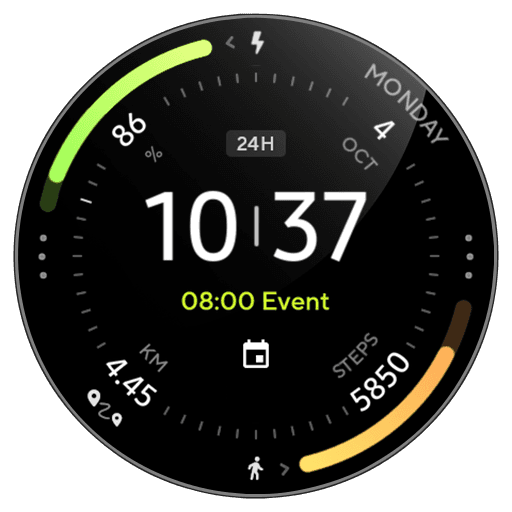 Awf Polar Event: Watch face