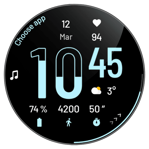 Awf Fit 3: Watch face