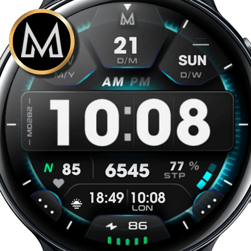 MD282 3D Digital watch face