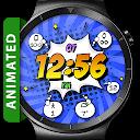 Comic Pow HD Watch Face