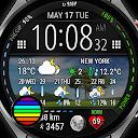 Digital Weather Watch face P2